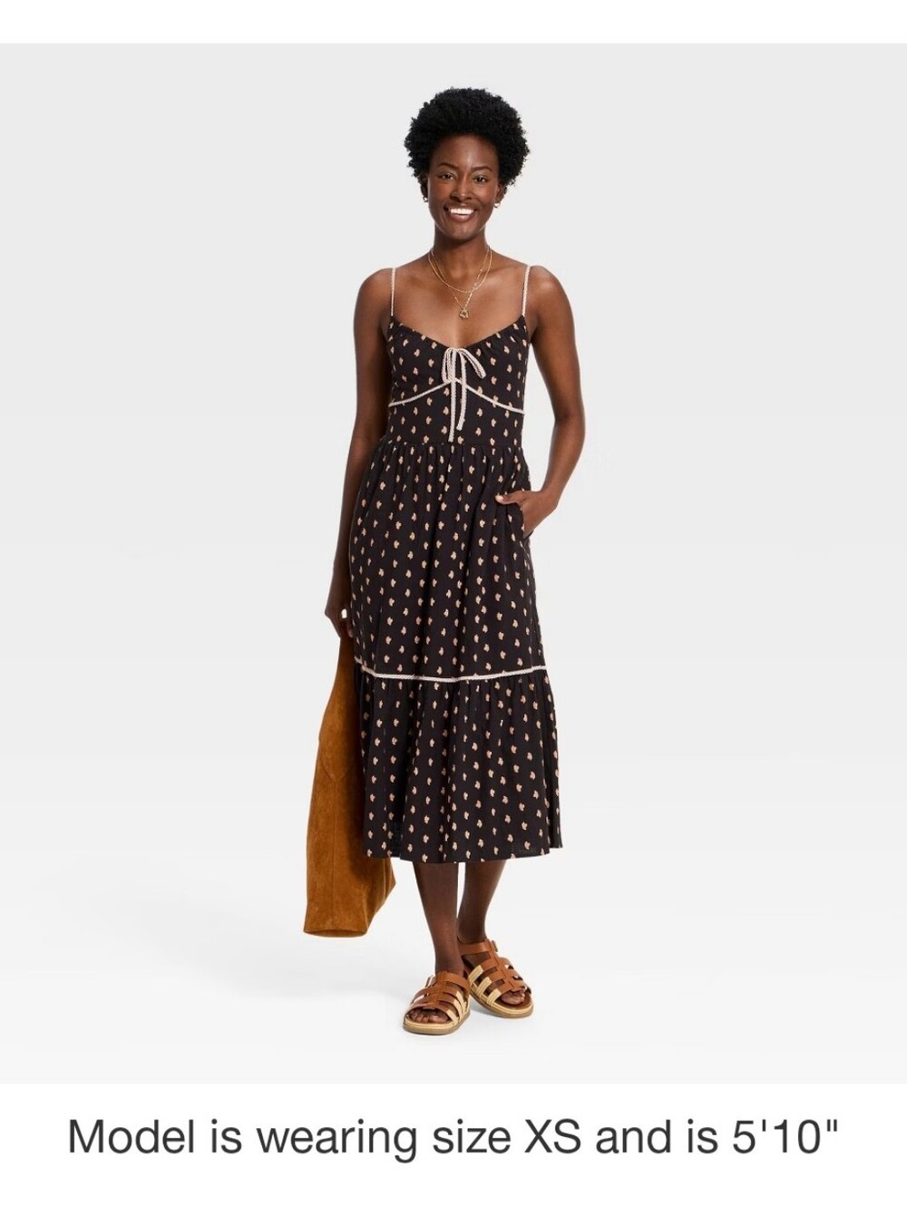 Universal Thread Brown Maxi Dress - XS
